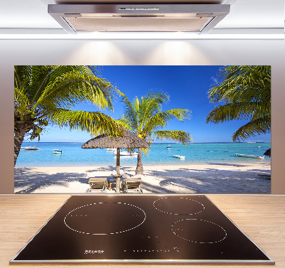 Panel do kuchyne Pláž Mauritius