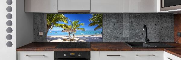 Panel do kuchyne Pláž Mauritius
