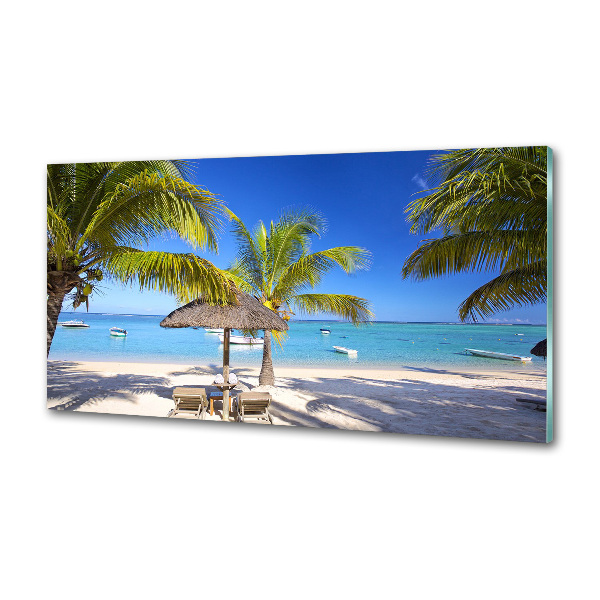 Panel do kuchyne Pláž Mauritius