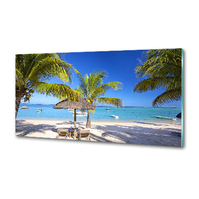 Panel do kuchyne Pláž Mauritius