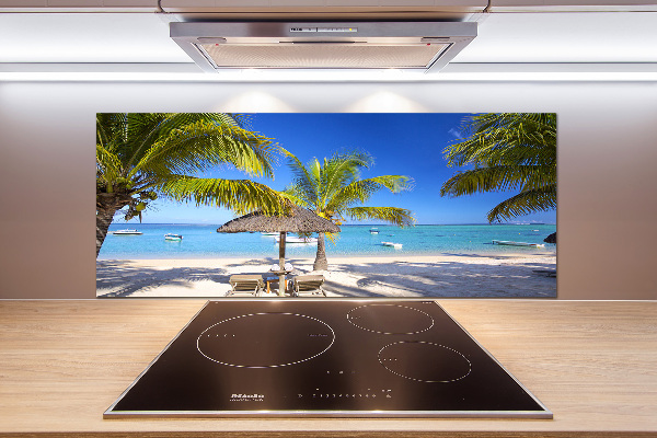 Panel do kuchyne Pláž Mauritius