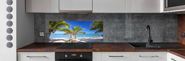 Panel do kuchyne Pláž Mauritius