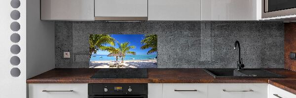 Panel do kuchyne Pláž Mauritius