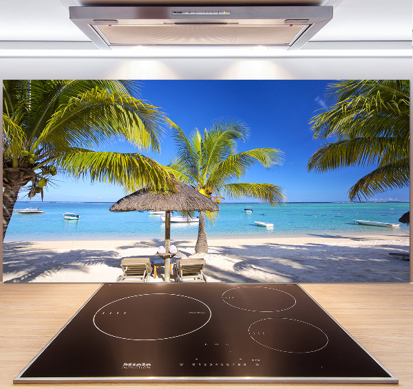 Panel do kuchyne Pláž Mauritius