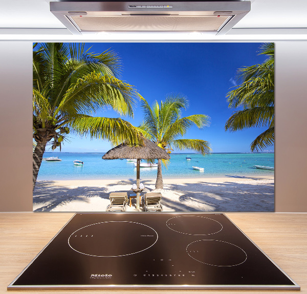 Panel do kuchyne Pláž Mauritius