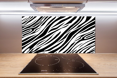 Sklenený panel do kuchynskej linky Zebra pozadia