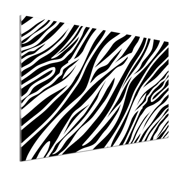 Sklenený panel do kuchynskej linky Zebra pozadia