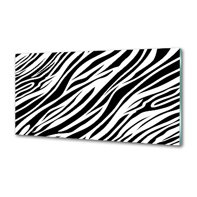 Sklenený panel do kuchynskej linky Zebra pozadia