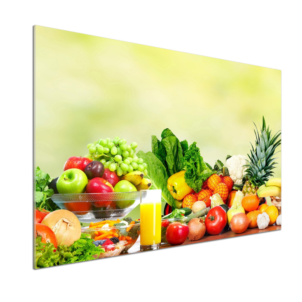 Panel do kuchyne Zelenina a ovocie