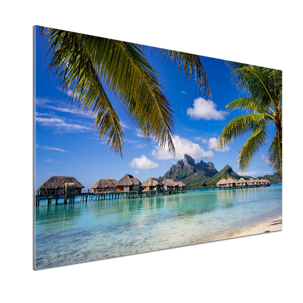 Panel do kuchyne Palmy na Bora Bora