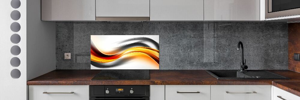 Panel do kuchyne Abstrakcie vlny