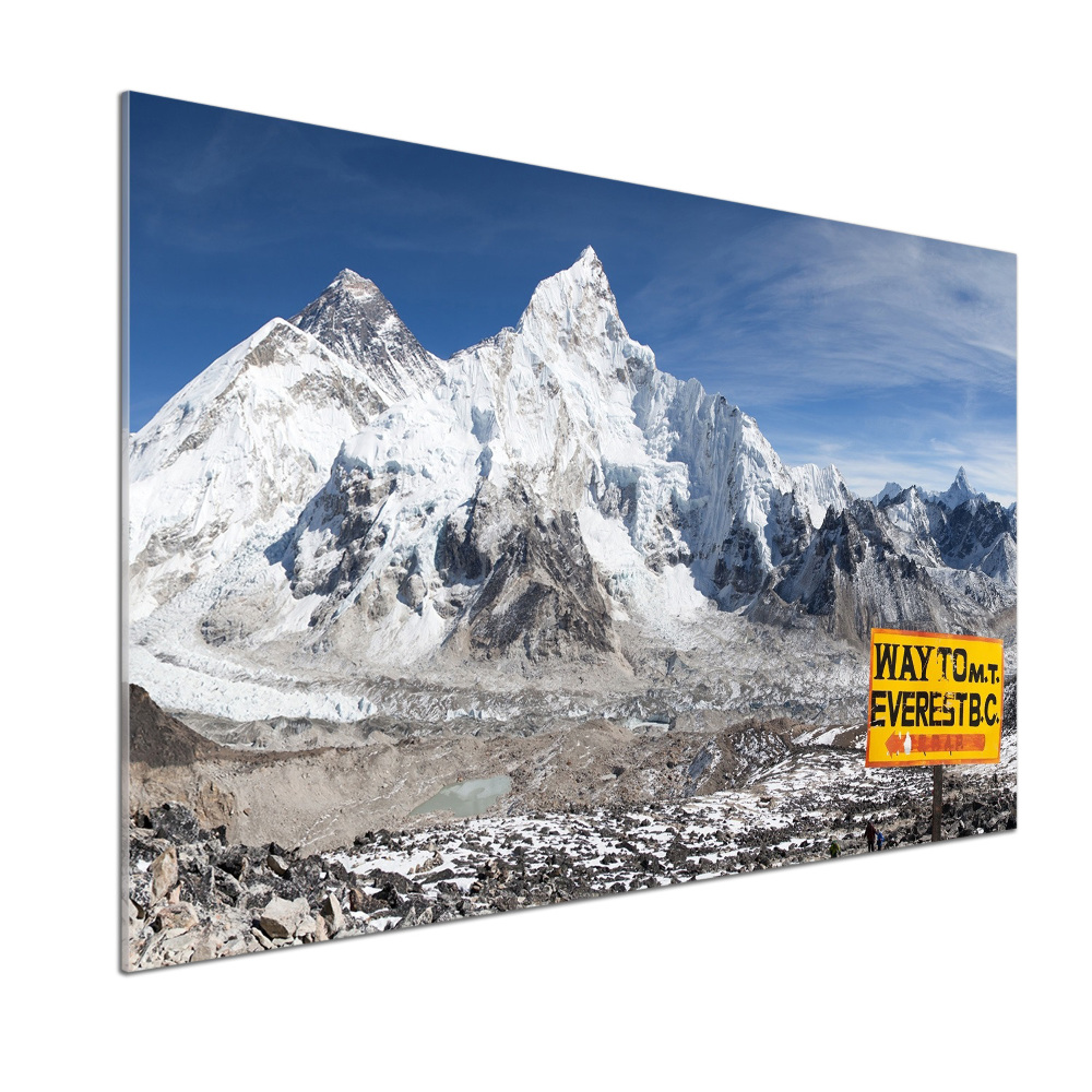 Dekoračný panel sklo Hora Everest