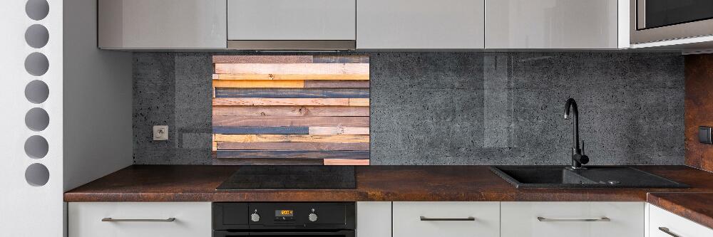 Panel do kuchyne Drevená stena