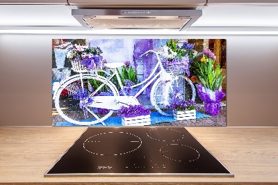 Dekoračný panel sklo Biele koleso
