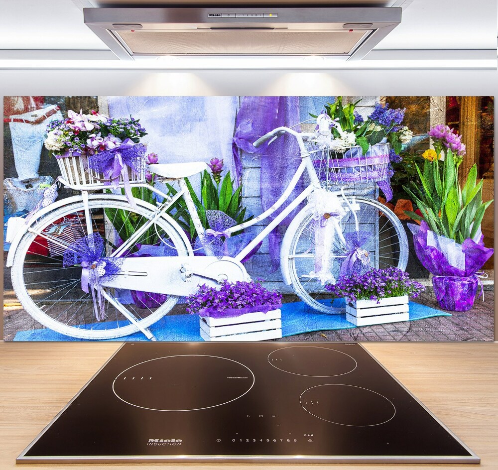 Dekoračný panel sklo Biele koleso