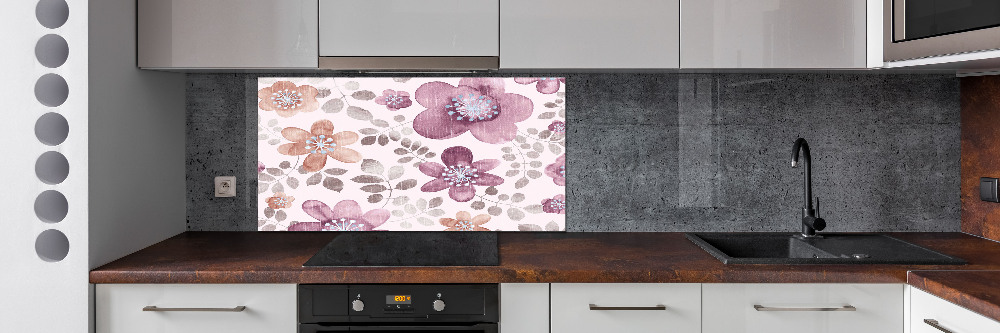 Panel do kuchyne Kvetinový vzor