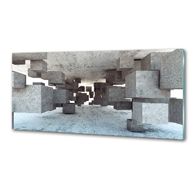Panel lacobel Kvádre v betóne