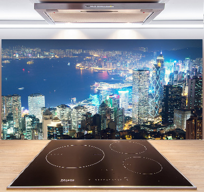 Panel do kuchyne Nočný Hongkong