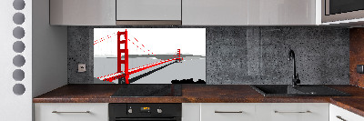 Panel do kuchyne Most San Francisco