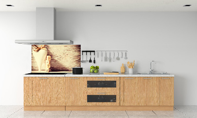 Sklenený panel do kuchyne Láska