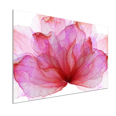 Dekoračný panel sklo Ružová kvetina