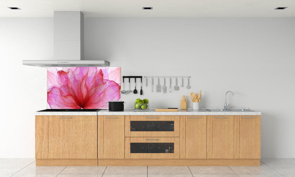 Dekoračný panel sklo Ružová kvetina