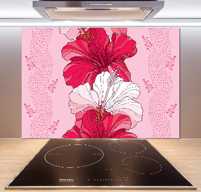 Panel do kuchyne Havajské kvety
