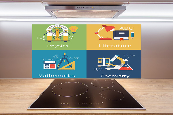 Panel do kuchyne Školské predmety