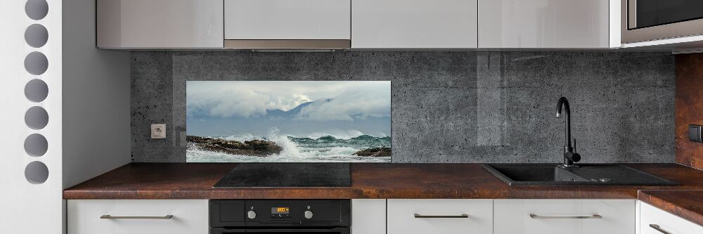 Panel do kuchyne Rozbúrené more