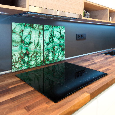 Kuchynská doska zo skla Malachitová textúra