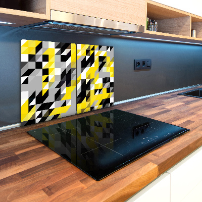 Kuchynská doska zo skla Geometrické pozadie