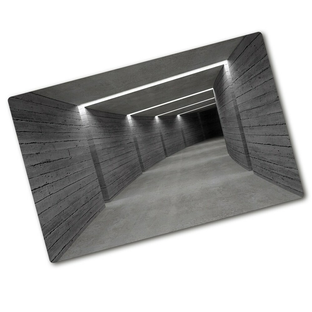 Kuchynská doska zo skla Betónový tunel architektúra