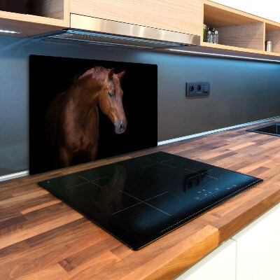 Kuchynská doska zo skla Hnedý kôň