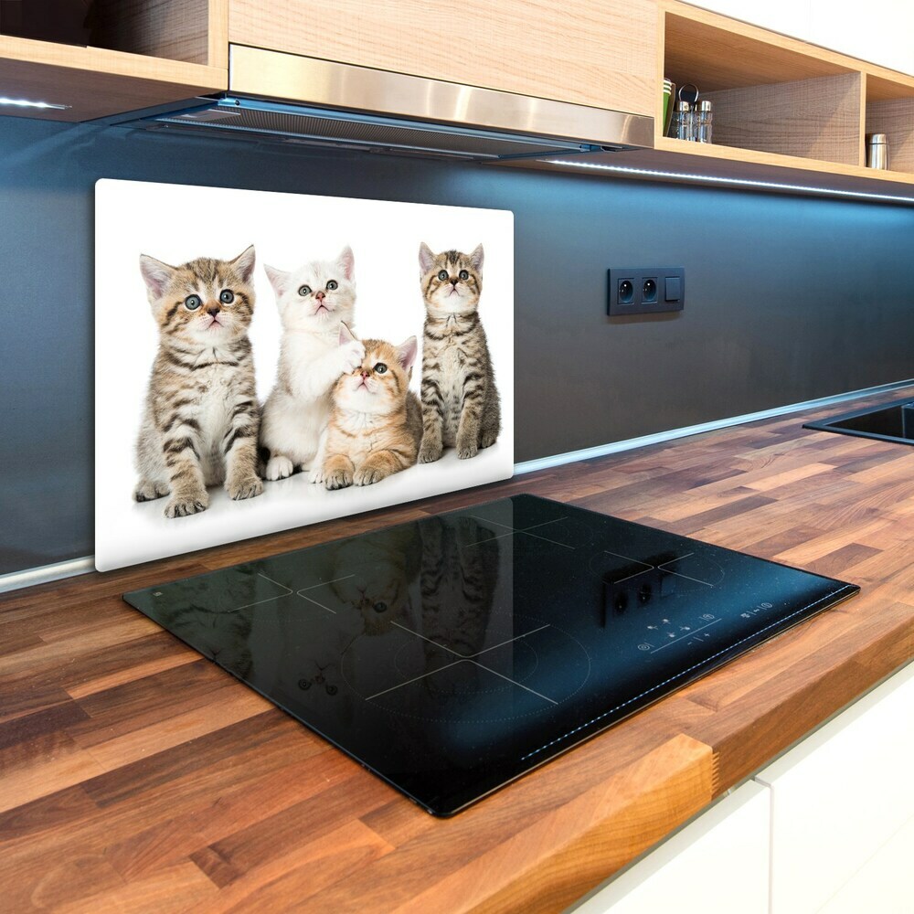 Kuchynská doska zo skla Malé mačky