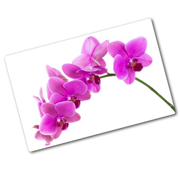 Doska na krájanie zo skla Růžová orchidea