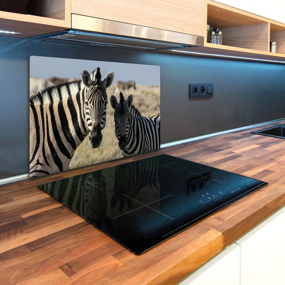 Kuchynská doska zo skla Dve zebry