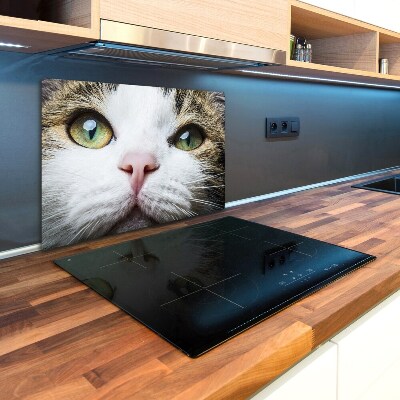 Kuchynská doska zo skla Zelené mačacie oči