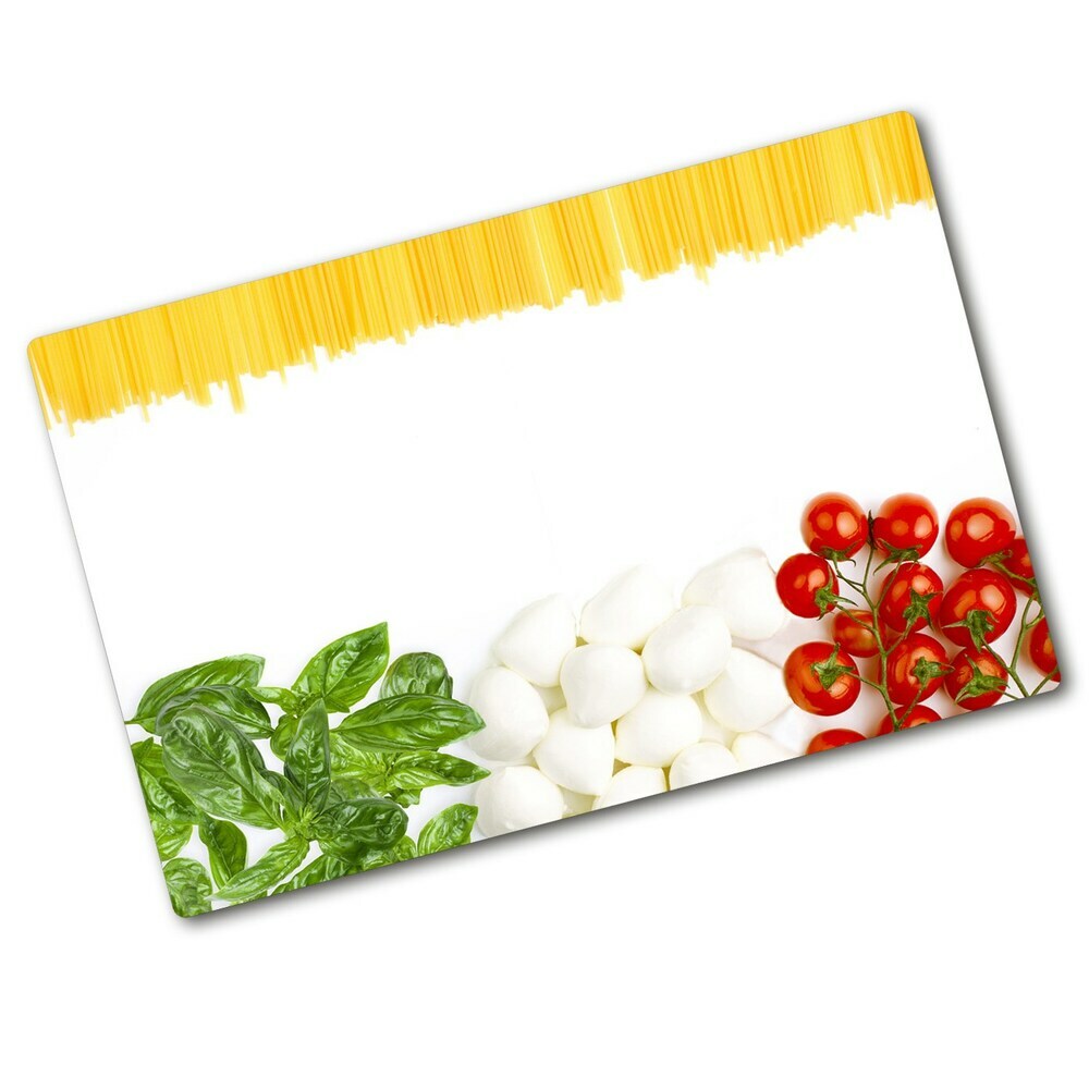 Kuchynská doska veľká zo skla Talianska vlajka