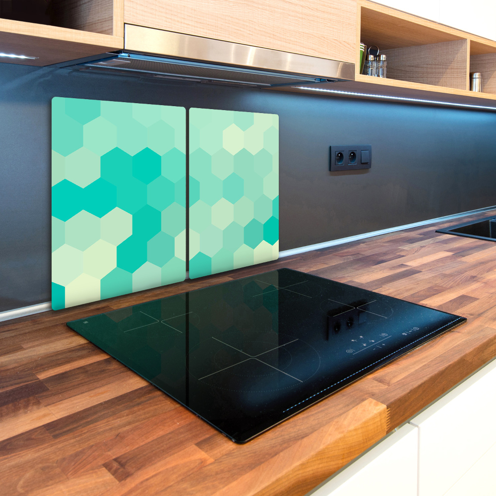 Kuchynská doska veľká zo skla Geometrické pozadie