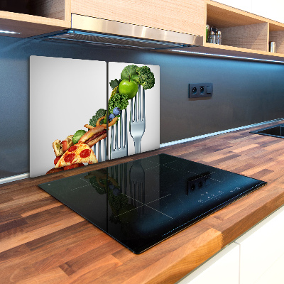 Kuchynská doska veľká zo skla Diéta