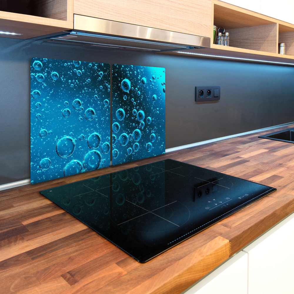 Kuchynská doska veľká zo skla Bubliny pod vodou
