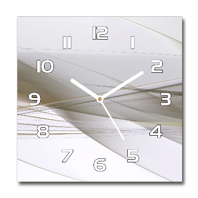 Sklenené nástenné hodiny okrúhle Abstrakcie