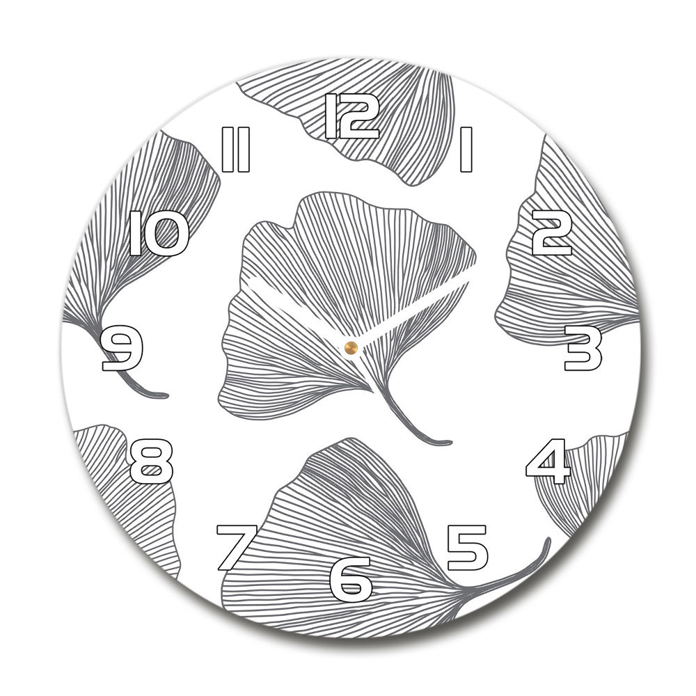 Sklenené nástenné hodiny okrúhle Jinan