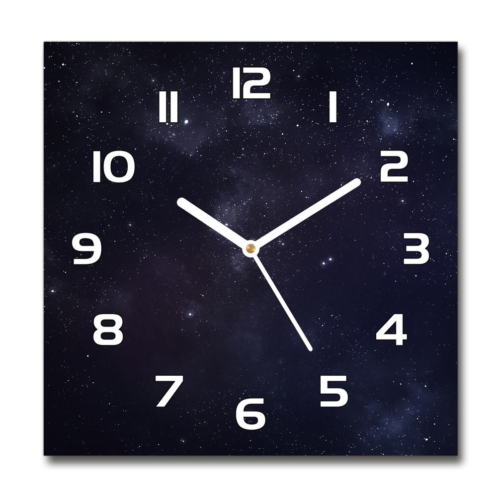 Sklenené hodiny okrúhle Hviezdokopy