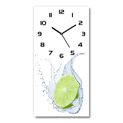 Moderné hodiny nástenné Limetka