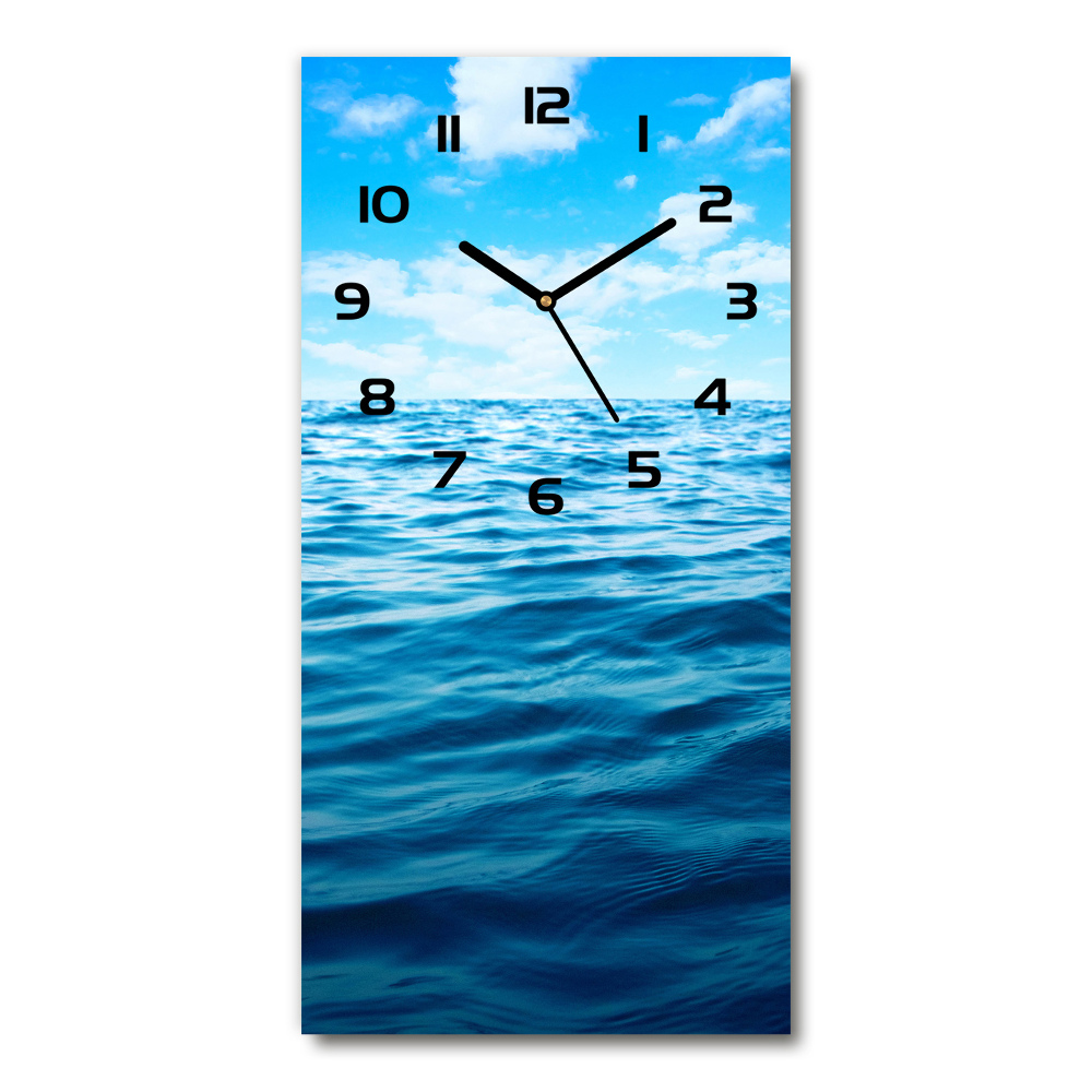 Moderné hodiny nástenné Morská voda