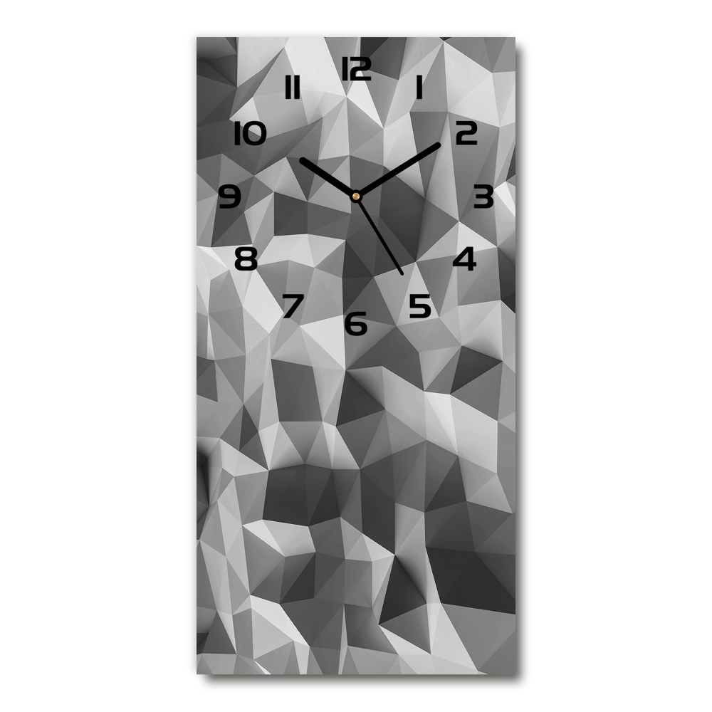Nástenné hodiny Abstrakcie trojuholníky