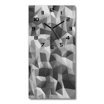 Nástenné hodiny Abstrakcie trojuholníky