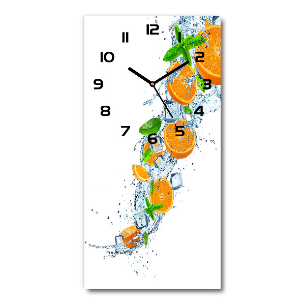 Moderné hodiny nástenné Pomaranče