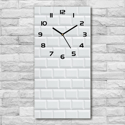 Nástenné hodiny Keramická stena